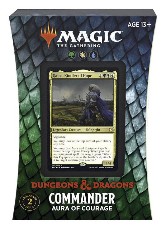 Adventures in the Forgotten Realms - Aura of Courage Commander Deck