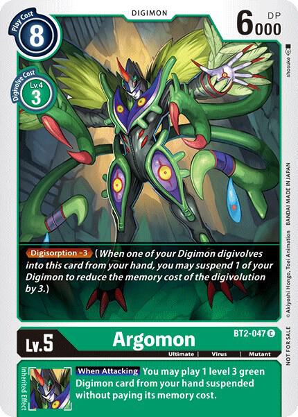 Argomon - BT2-047 (Official Tournament Pack Vol.2) - Release Special Booster - Promo - BT2-047 C