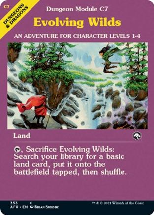 Evolving Wilds (Dungeon Module) - Adventures in the Forgotten Realms - C - 353