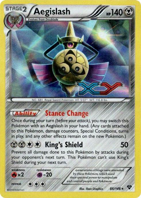 Aegislash - 86/146 (Prerelease) - XY Promos - Promo - 86/146