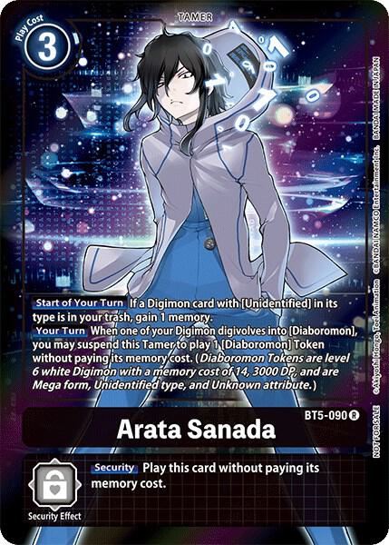 Arata Sanada (Box Topper) - Battle of Omni - Rare - BT5-090 R