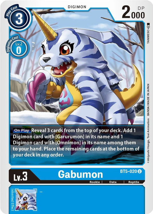Gabumon - Battle of Omni - Uncommon - BT5-020 U