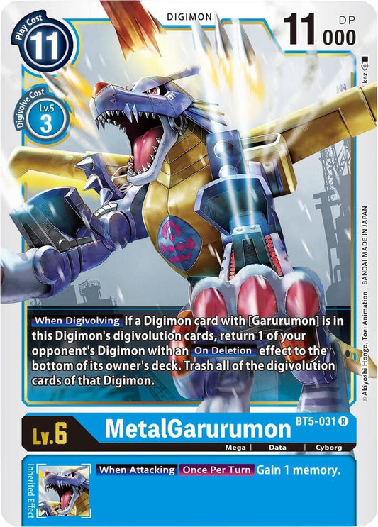 MetalGarurumon - BT5-031 - Battle of Omni - Rare - BT5-031 R