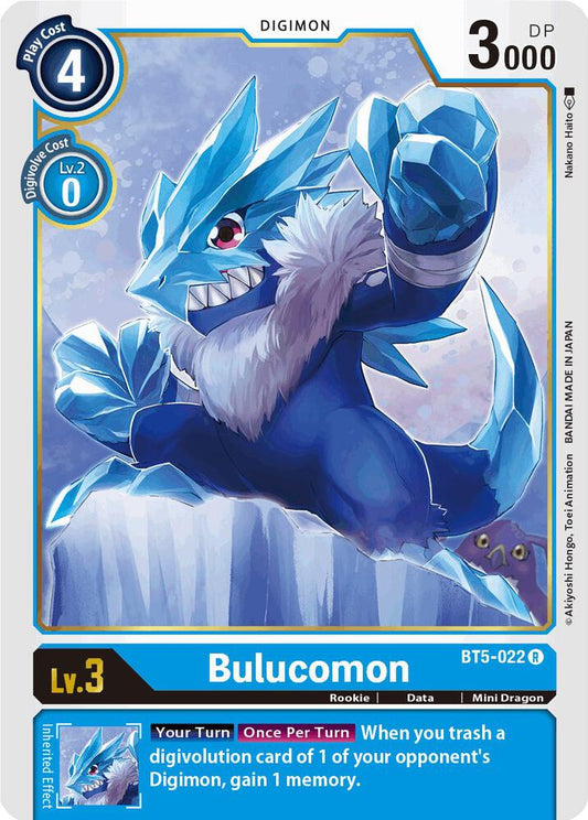 Bulucomon - Battle of Omni - Rare - BT5-022 R