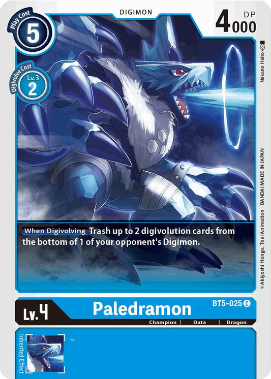 Paledramon - Battle of Omni - Common - BT5-025 C