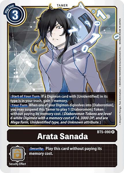 Arata Sanada - Battle of Omni - Rare - BT5-090 R