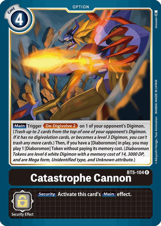 Catastrophe Cannon - Battle of Omni - Rare - BT5-104 R