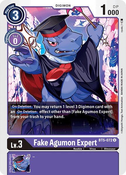 Fake Agumon Expert - Battle of Omni - Uncommon - BT5-072 U