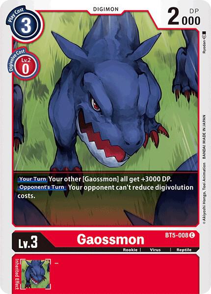 Gaossmon - Battle of Omni - Common - BT5-008 C