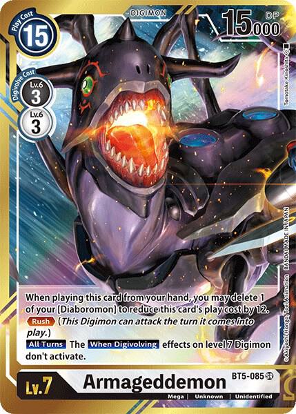 Armageddemon (Alternate Art) - Battle of Omni - Super Rare - BT5-085 SR