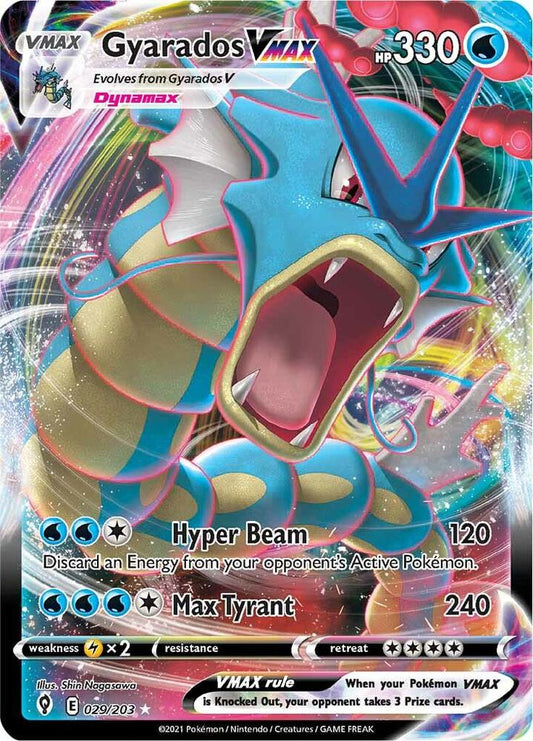 Gyarados VMAX - SWSH07: Evolving Skies - Ultra Rare - 029/203