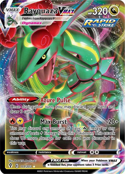 Rayquaza VMAX - SWSH07: Evolving Skies - Ultra Rare - 111/203