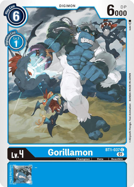 Gorillamon - BT1-037 (Alternate Art) - Starter Deck 08: Ulforce Veedramon - Common - BT1-037 C