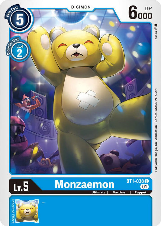 Monzaemon - BT1-038 (Alternate Art) - Starter Deck 08: Ulforce Veedramon - Common - BT1-038 C