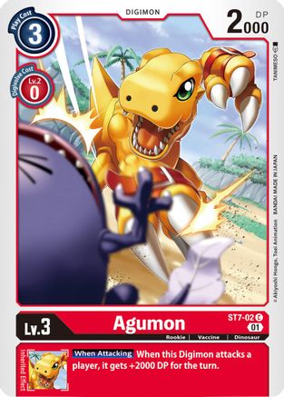 Agumon - Starter Deck 07: Gallantmon - Common - ST7-02 C