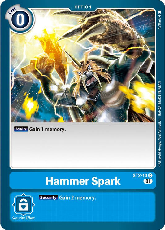 Hammer Spark - ST2-13 (Alternate Art) - Starter Deck 08: Ulforce Veedramon - Common - ST2-13 C