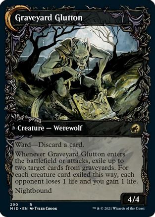 Graveyard Trespasser (Showcase) - Innistrad: Midnight Hunt - R - 290