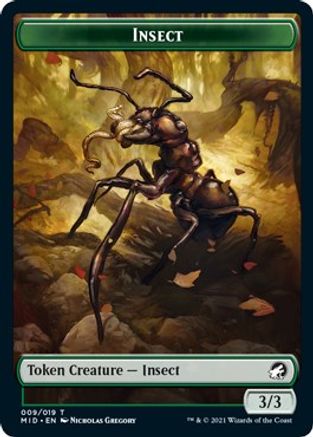 Insect Token - Innistrad: Midnight Hunt - T - 9