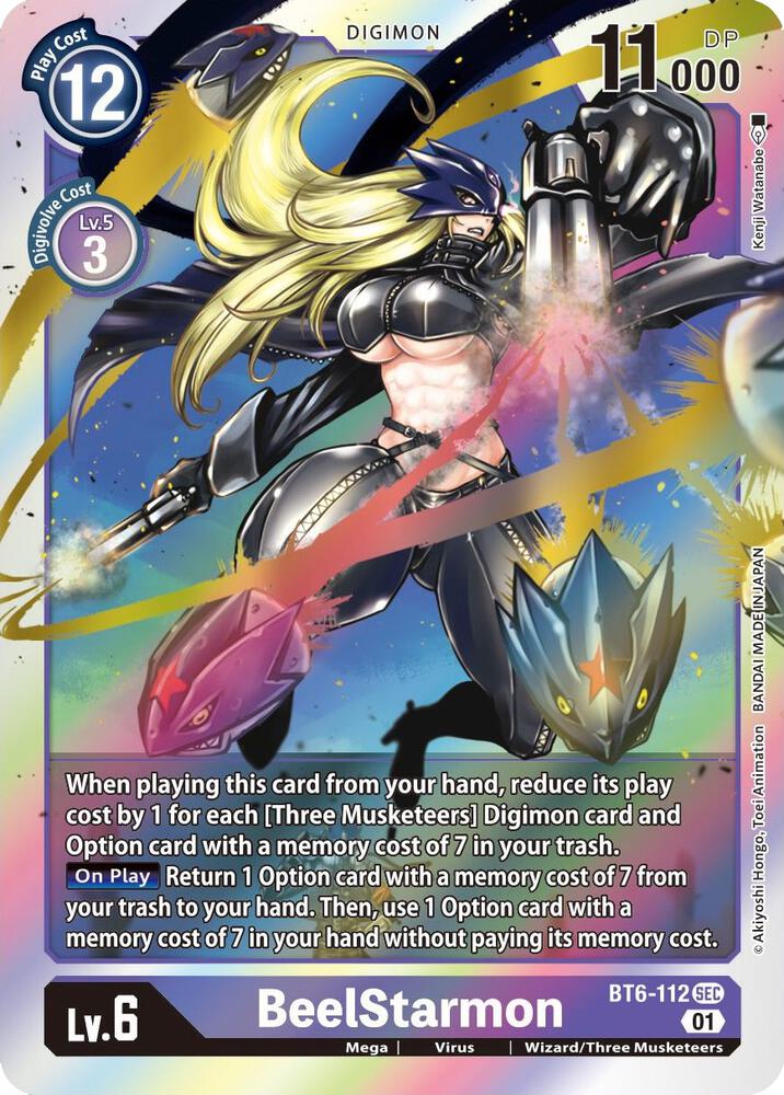 BeelStarmon - Double Diamond - Secret Rare - BT6-112 SEC