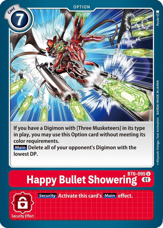 Happy Bullet Showering - Double Diamond - Uncommon - BT6-095 U