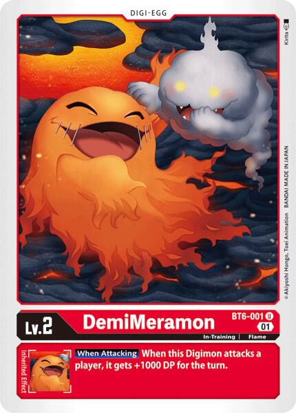 DemiMeramon - Double Diamond - Uncommon - BT6-001 U