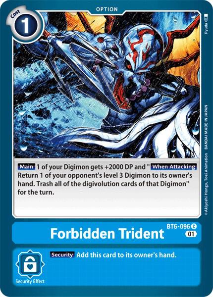 Forbidden Trident - Double Diamond - Common - BT6-096 C