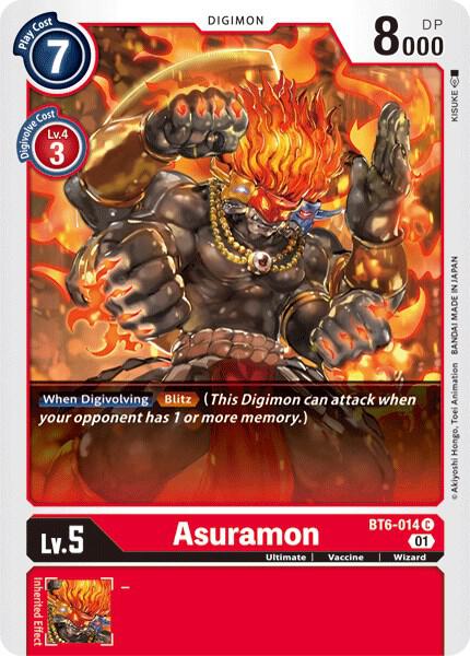 Asuramon - Double Diamond - Common - BT6-014 C