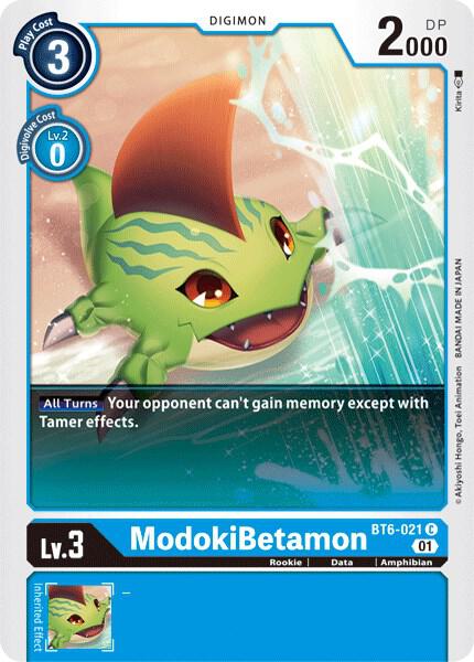 ModokiBetamon - Double Diamond - Common - BT6-021 C