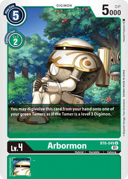 Arbormon - Double Diamond - Uncommon - BT6-049 U