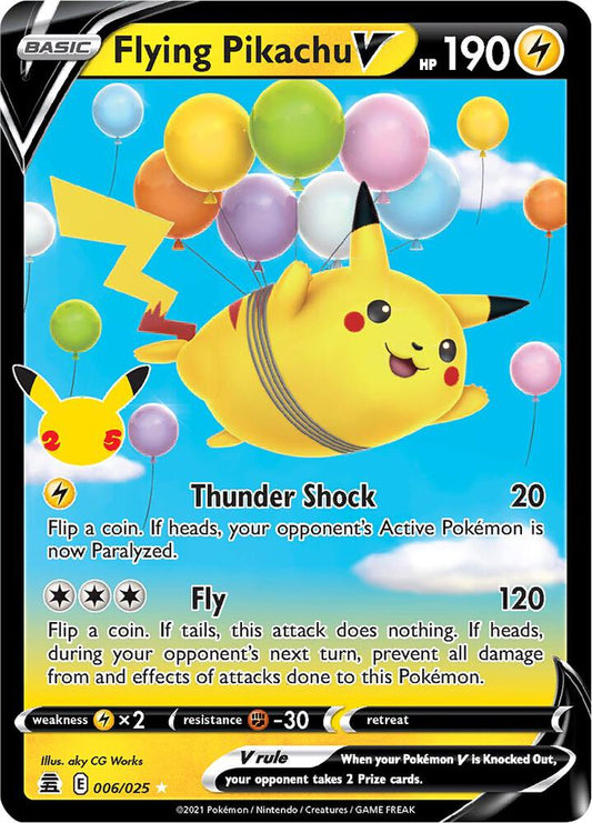 Flying Pikachu V - Celebrations - Ultra Rare - 006/025
