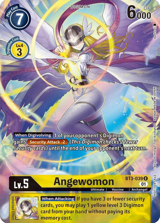 Angewomon (1-Year Anniversary Box Topper) - Release Special Booster - Rare - BT3-039 R