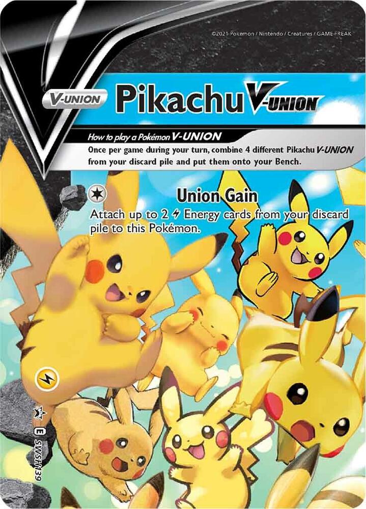 Pikachu V-Union - SWSH139 - SWSH: Sword & Shield Promo Cards - Promo - SWSH139