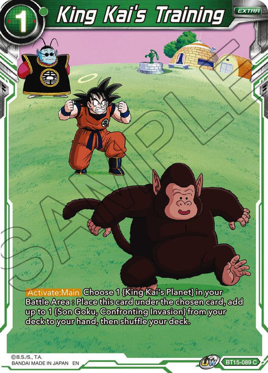 King Kai's Training - Saiyan Showdown - Common - BT15-089