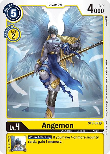Angemon (Official Tournament Pack Vol.3) - Starter Deck 03: Heaven's Yellow - Uncommon - ST3-05 U
