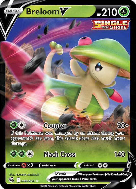 Breloom V - SWSH08: Fusion Strike - Ultra Rare - 006/264