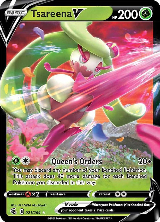 Tsareena V - SWSH08: Fusion Strike - Ultra Rare - 021/264