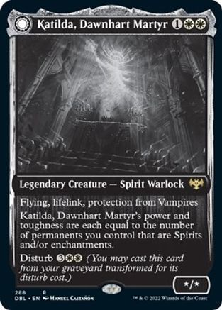 Katilda, Dawnhart Martyr - Innistrad: Double Feature - R - 288