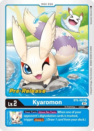 Kyaromon - Double Diamond Pre-Release Cards - Uncommon - BT6-002 U