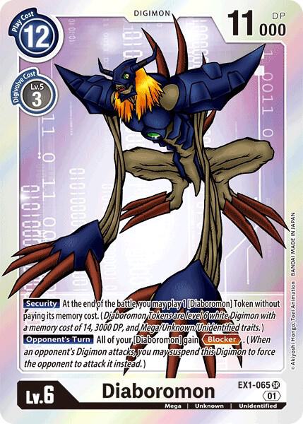 Diaboromon - Classic Collection - Super Rare - EX1-065 SR