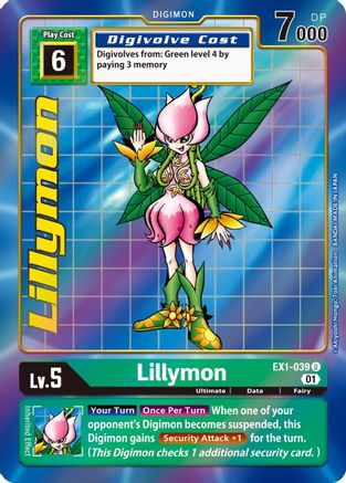 Lillymon (Alternate Art) - Classic Collection - Uncommon - EX1-039 U