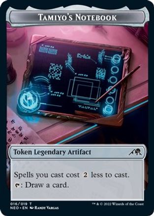 Tamiyo's Notebook Token - Kamigawa: Neon Dynasty - T - 16