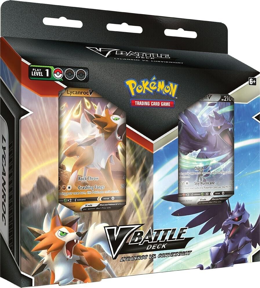 V Battle Deck Bundle Lycanroc V / Corviknight V Spanish