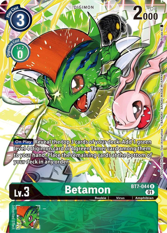 Betamon (Alternate Art) - Next Adventure - Rare - BT7-044 R