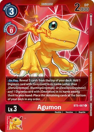 Agumon (Event Pack 2) - Battle of Omni - Common - BT5-007 C