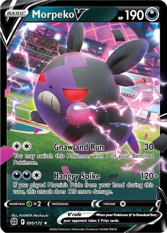 Morpeko V - SWSH09: Brilliant Stars - Ultra Rare - 095/172