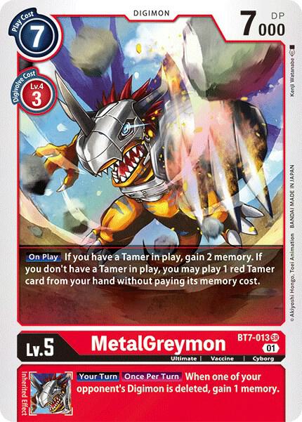 MetalGreymon - Next Adventure - Super Rare - BT7-013 SR
