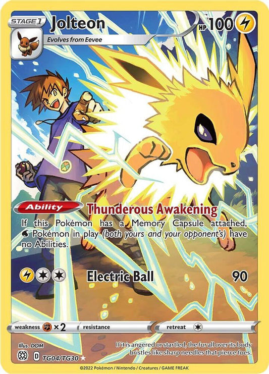 Jolteon - SWSH09: Brilliant Stars Trainer Gallery - Ultra Rare - TG04/TG30