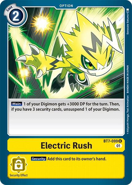 Electric Rush - Next Adventure - Uncommon - BT7-099 U