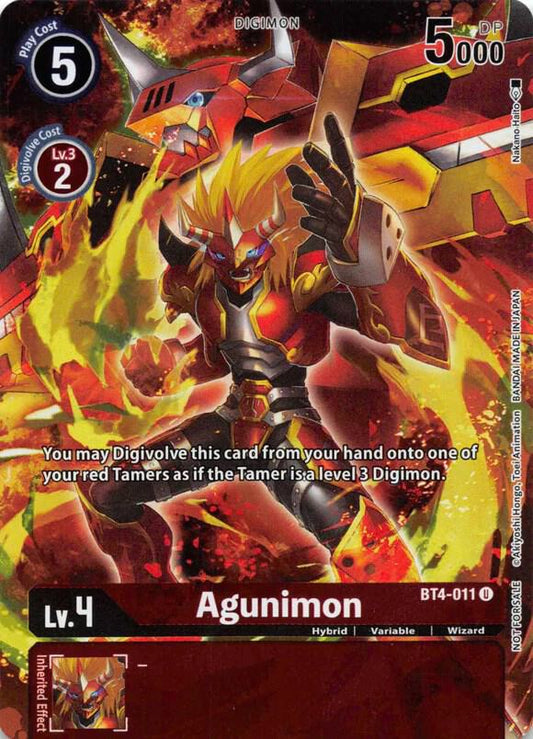 Agunimon (Tamer's Evolution Box 2) - Great Legend - Uncommon - BT4-011 U