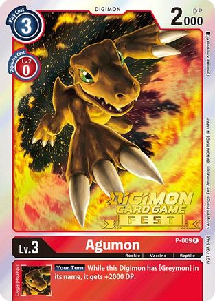 Agumon - P-009 (Digimon Card Game Fest 2022) - Digimon Promotion Cards - Promo - P-009 P